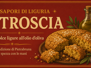 La Stroscia di Pietrabruna: il dolce all'olio che non si taglia, si spezza