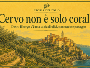 Cervo non fu solo il borgo dei Corallini: come l’olio contribuì a costruirne paesaggio, ricchezza e identità