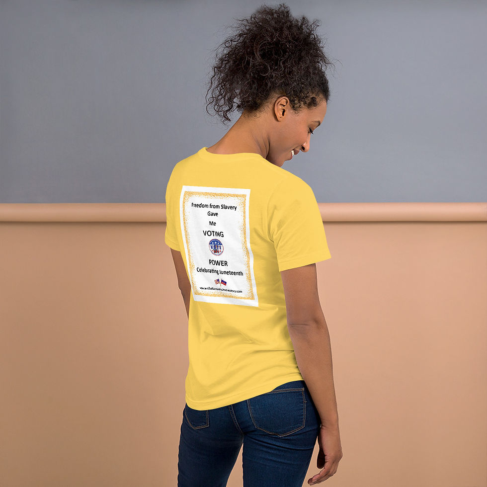 Thumbnail: Short-Sleeve Unisex T-Shirt front/back design