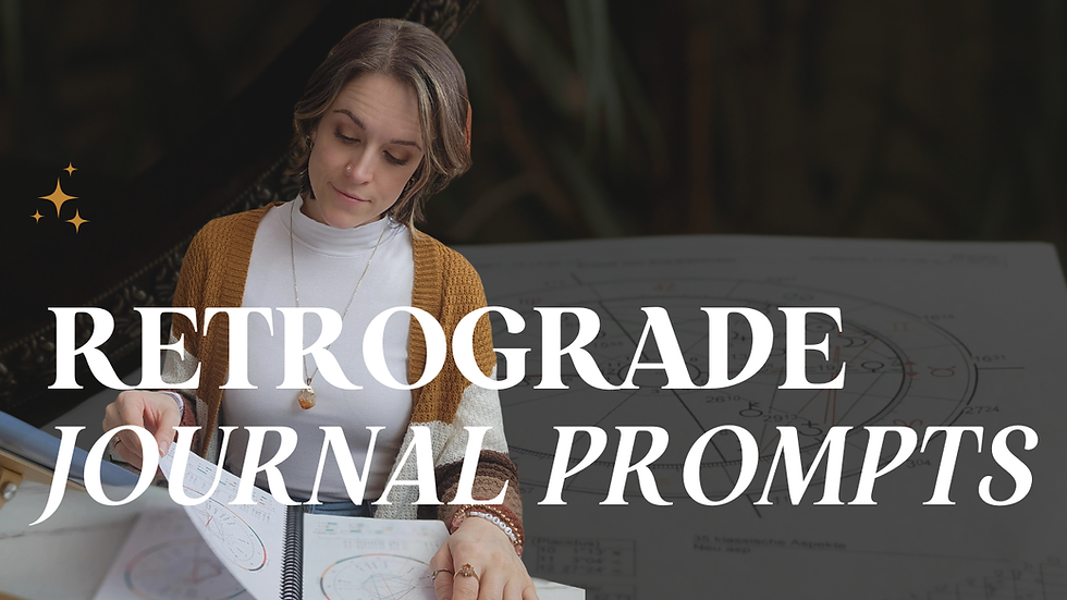 Retrograde Journal Prompts