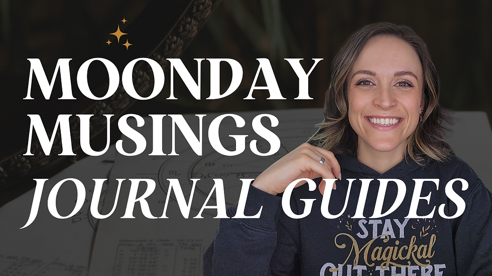 Moonday Musings Episode Journal Guide Templates
