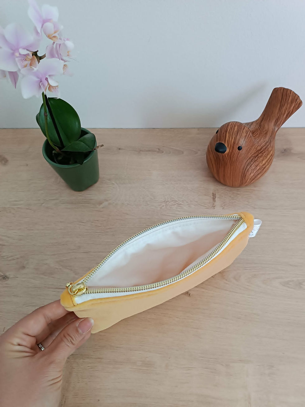 Miniature : Pochette plate upcyclé "Soleil d'été"