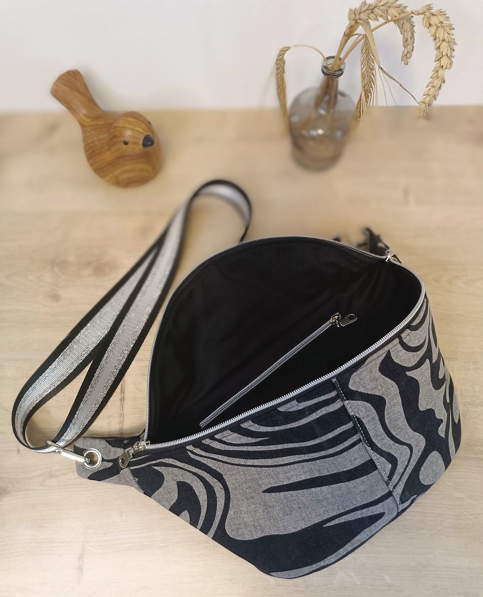 Miniature : Sacs bananes upcyclés XL 