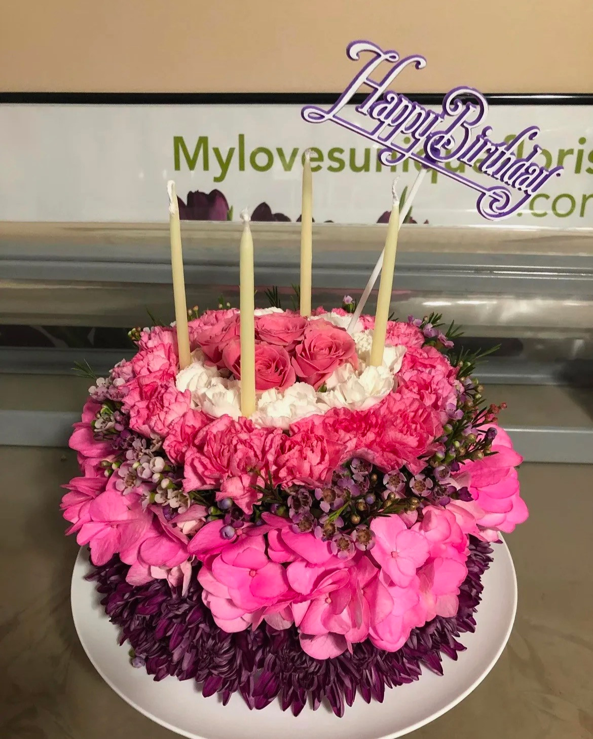Flower Birthday Cake