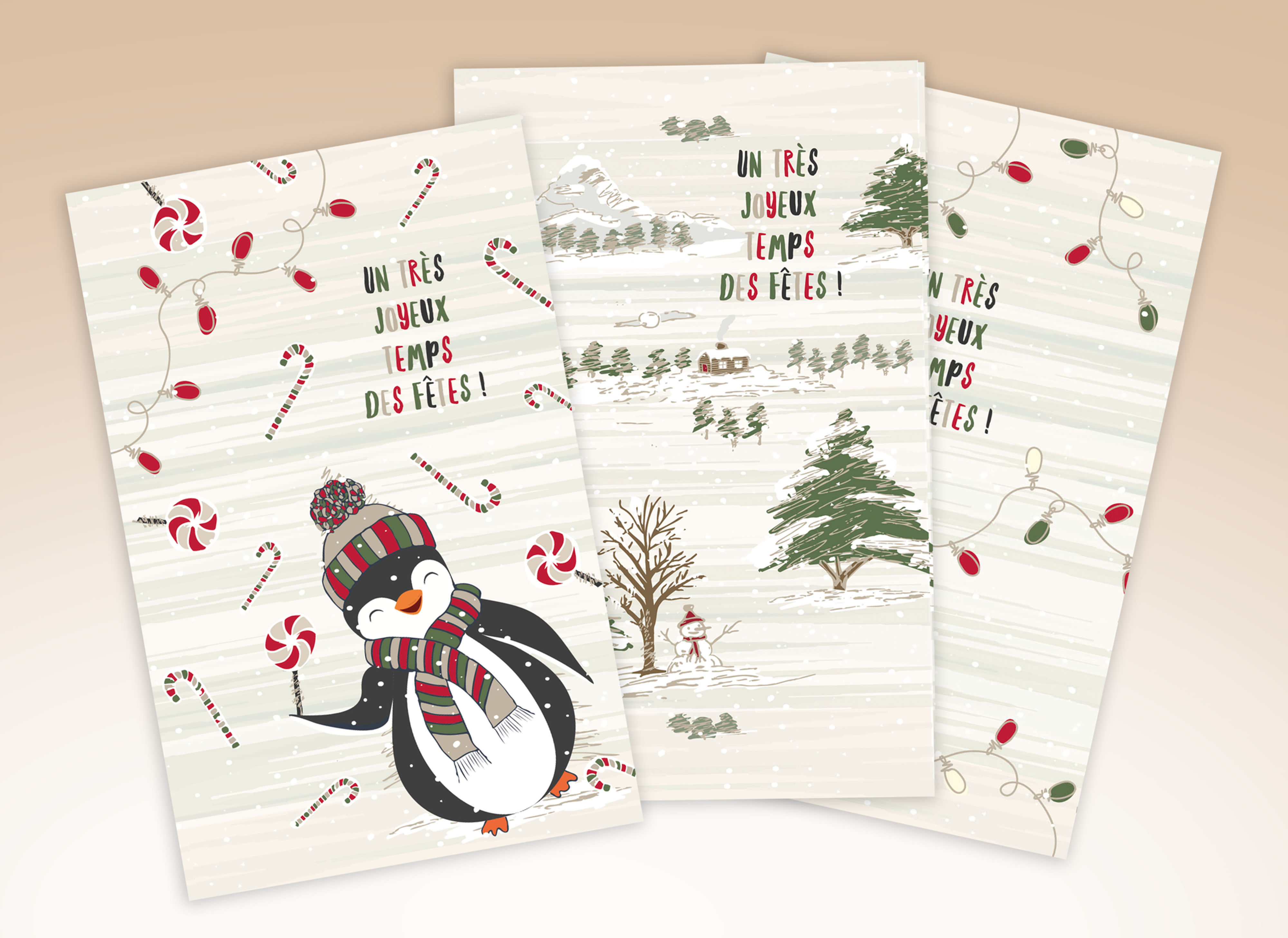 Stationary Cards - Pack of tree cards