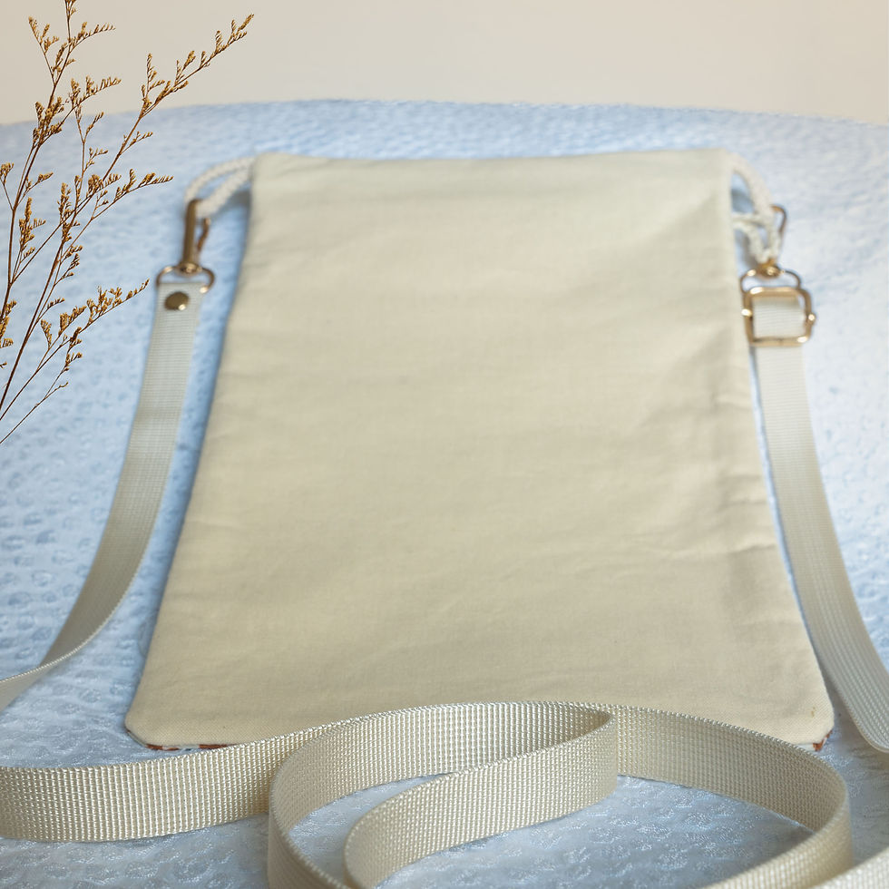 Miniature : Petit sac de voyage – Motif caramel organique stylée