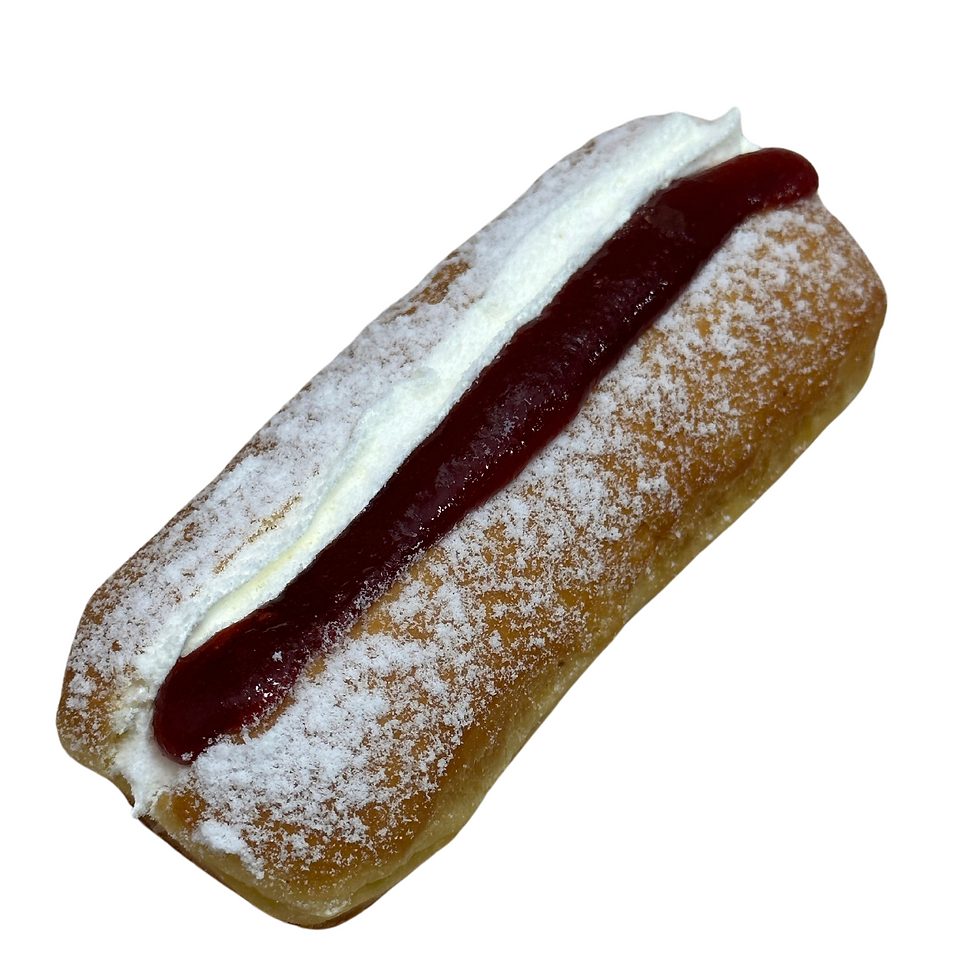 Jam & Cream Donut Eclair