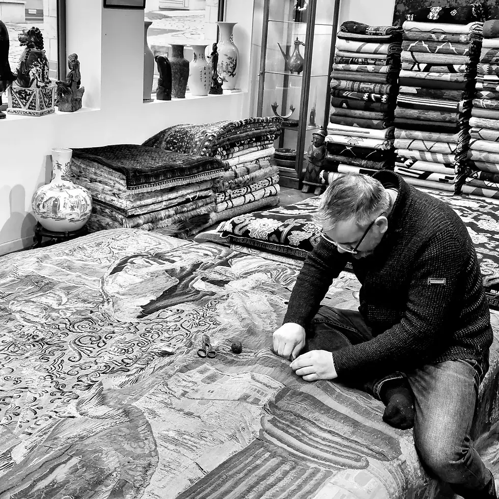 Restauration et conservation d'une tapisserie 17ème siècle