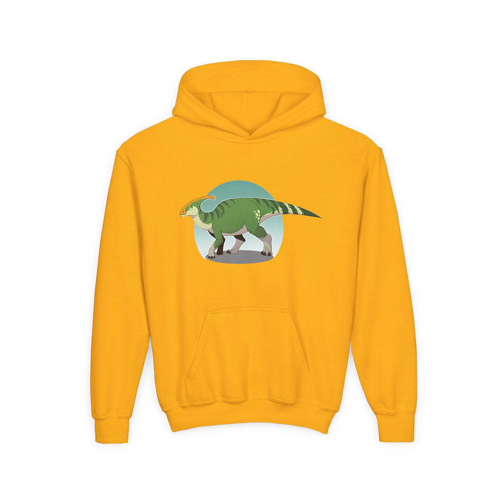 Thumbnail: Parosauropholus Youth Heavy Blend Hooded Sweatshirt