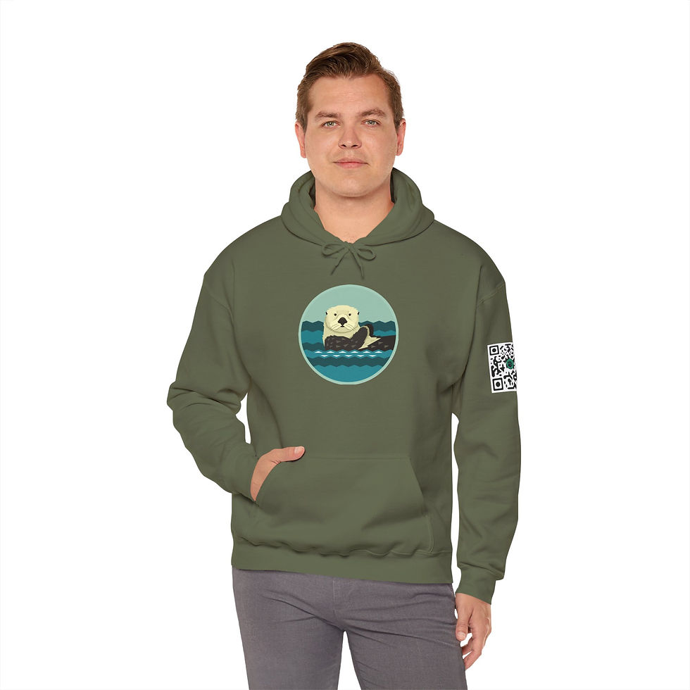 Thumbnail: Otter Colorful Unisex Heavy Blend™ Hooded Sweatshirt
