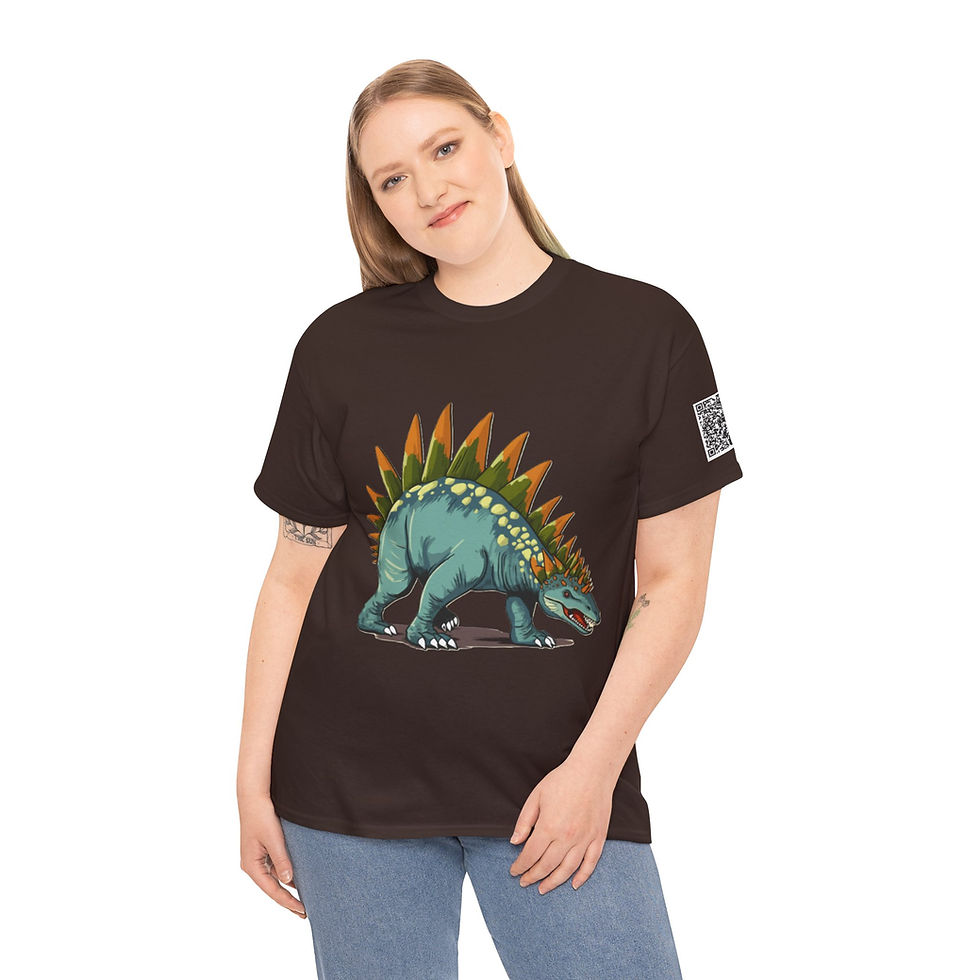 Thumbnail: Stegosaurus Unisex Heavy Cotton Tee