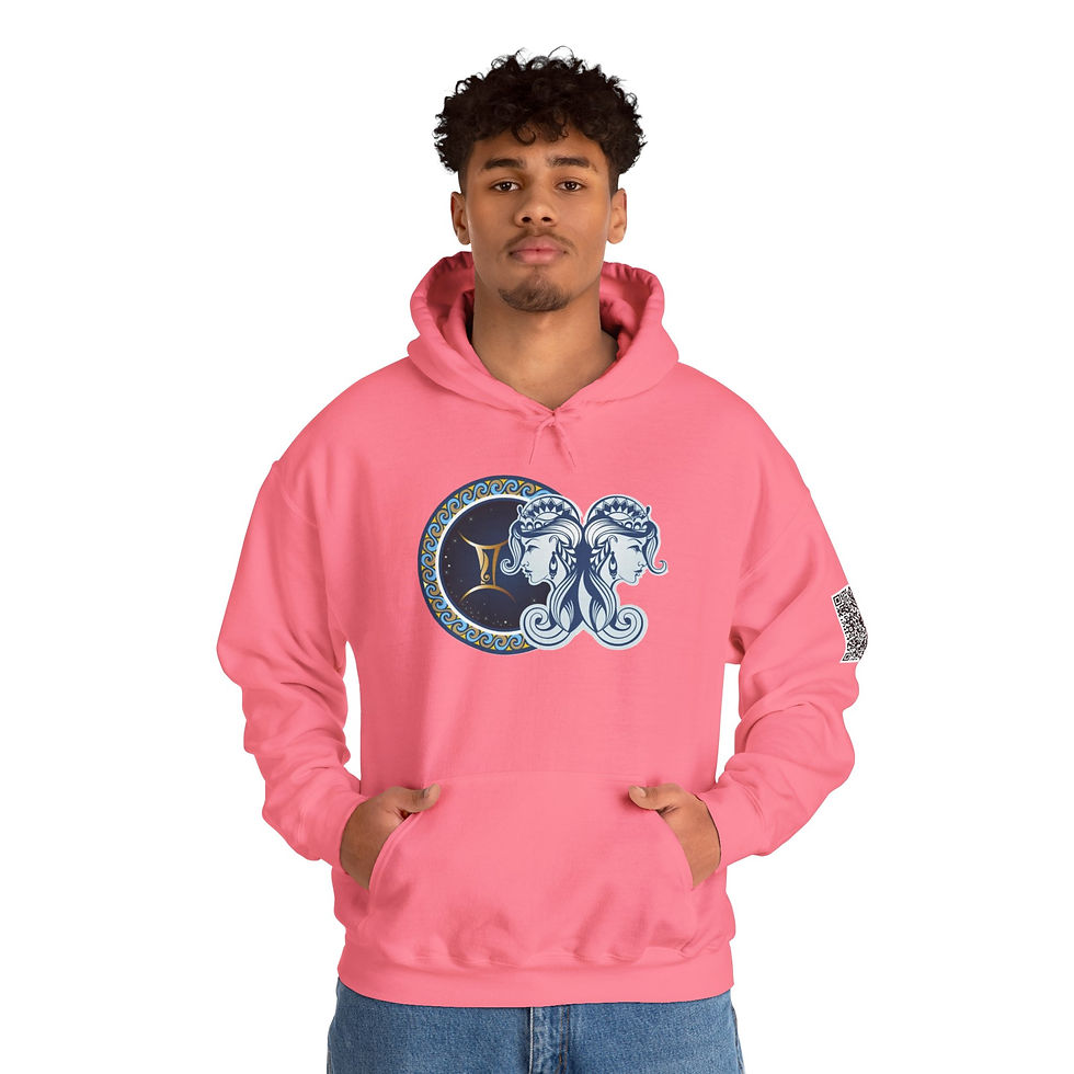 Thumbnail: Gemini Zodiac Unisex Heavy Blend™ Hooded Sweatshirt