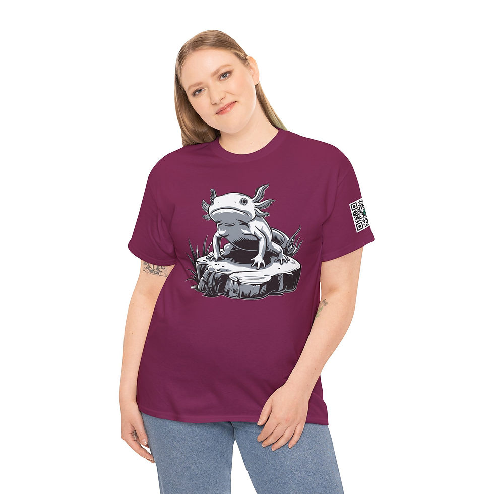 Thumbnail: Axolotl Unisex Heavy Cotton Tee