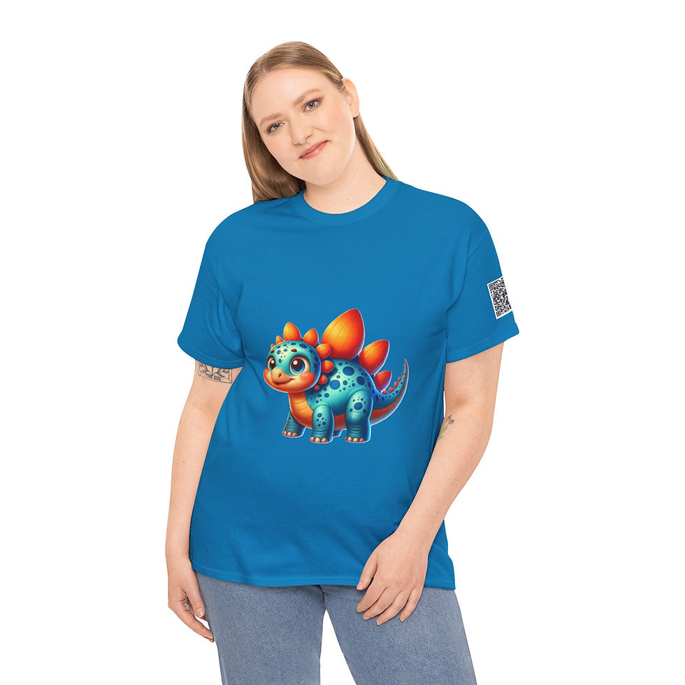 Thumbnail: Stegosaurus Colorful Unisex Heavy Cotton Tee