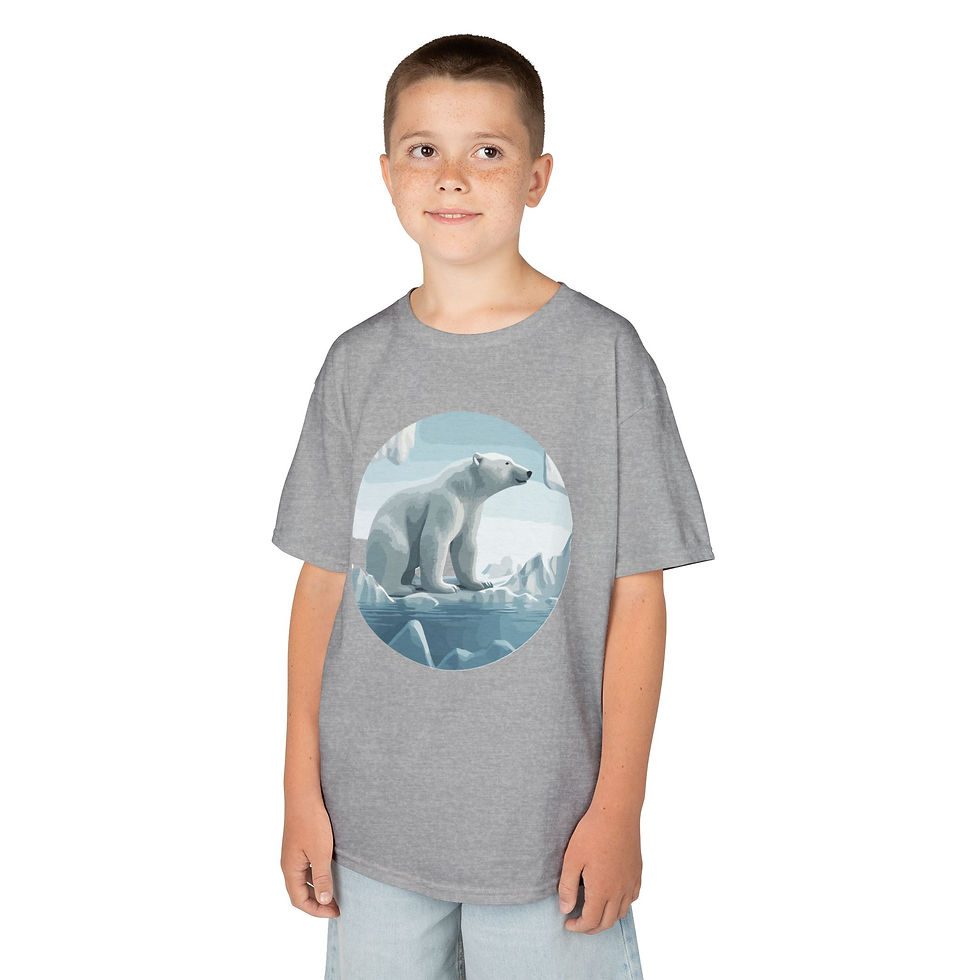 Thumbnail: Polar Bear Colorful  Kids Heavy Cotton™ Tee