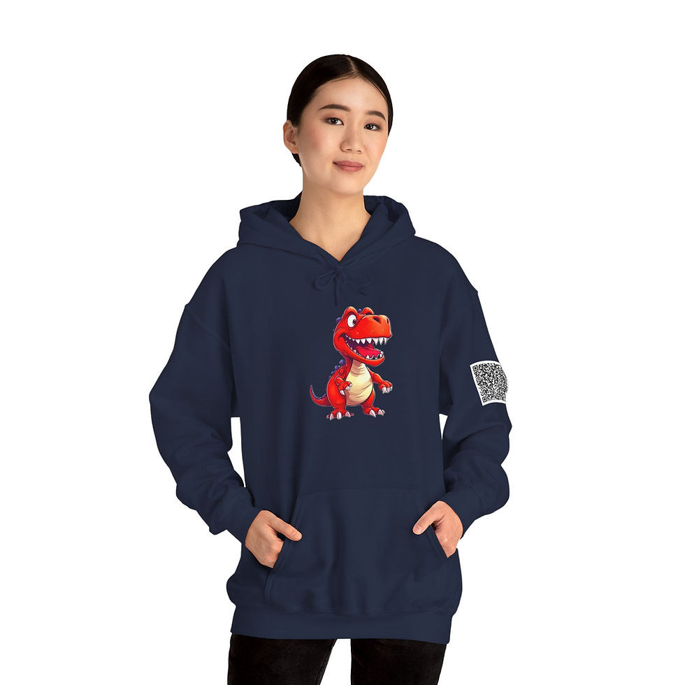 Thumbnail: T-Rex Colorful Unisex Heavy Blend™ Hooded Sweatshirt