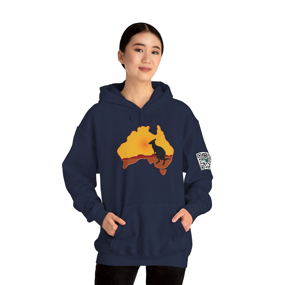Thumbnail: Kangaroo Colorful Unisex Heavy Blend™ Hooded Sweatshirt
