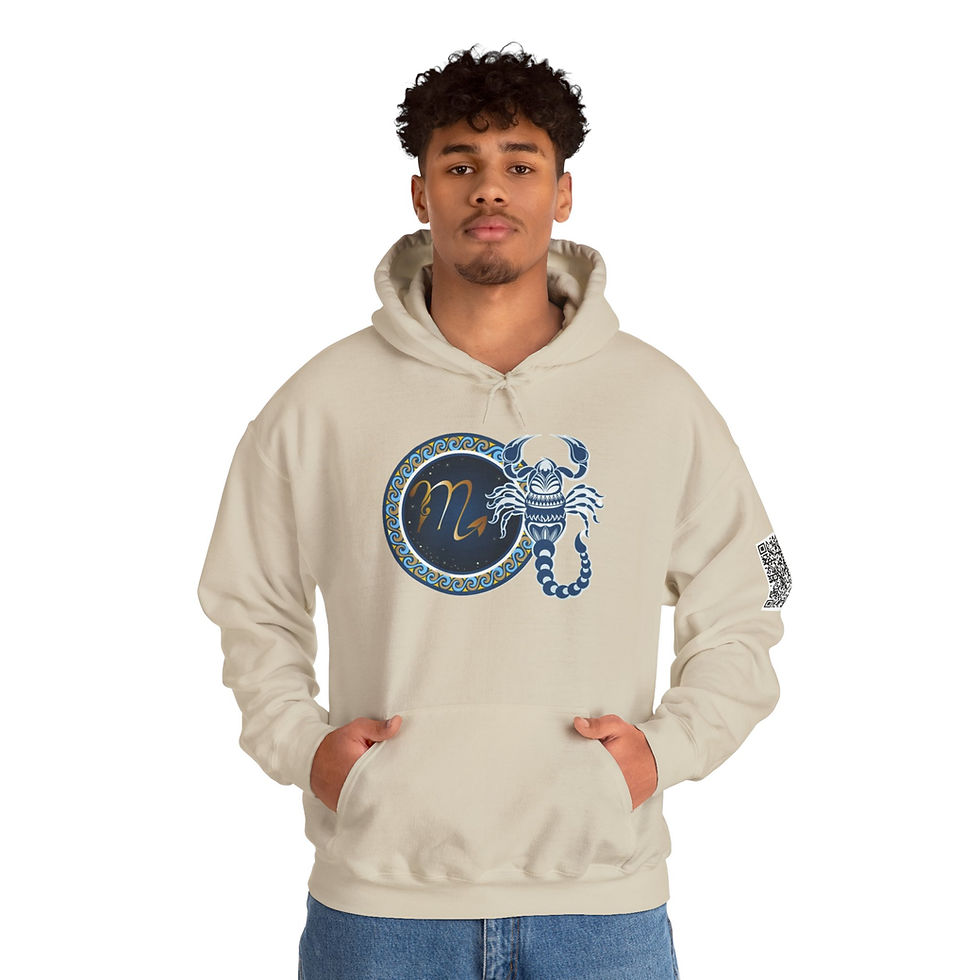 Thumbnail: Scorpio Zodiac Unisex Heavy Blend™ Hooded Sweatshirt