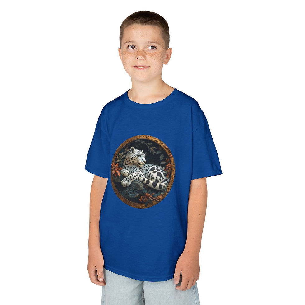 Thumbnail: Leopard Colorful Kids Heavy Cotton™ Tee
