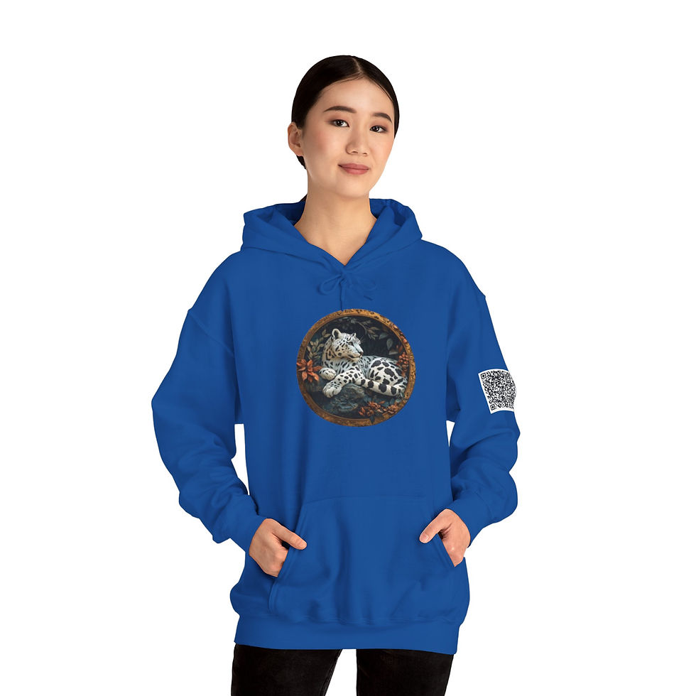 Thumbnail: Leopard Colorful Unisex Heavy Blend™ Hooded Sweatshirt