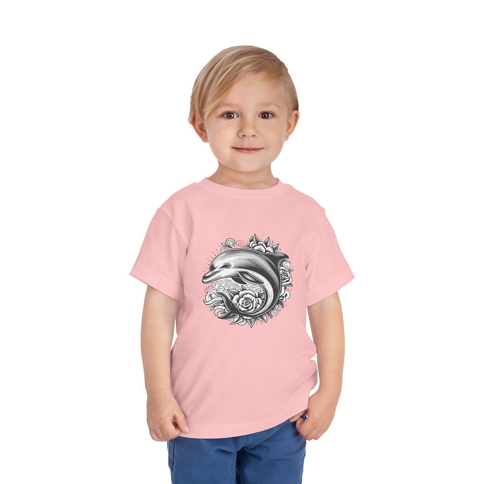 Thumbnail: Dolphin Toddler Short Sleeve Tee