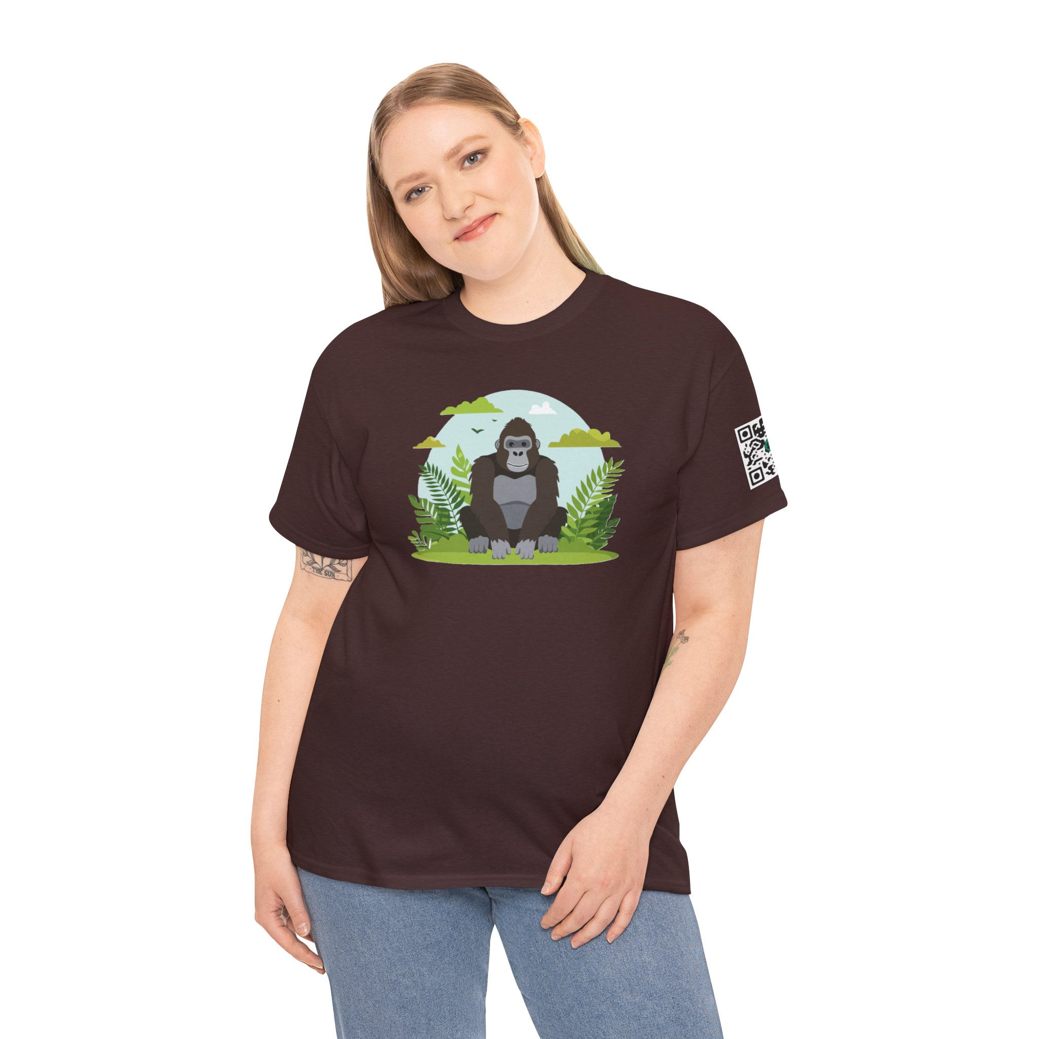 Gorilla Colorful Unisex Heavy Cotton Tee