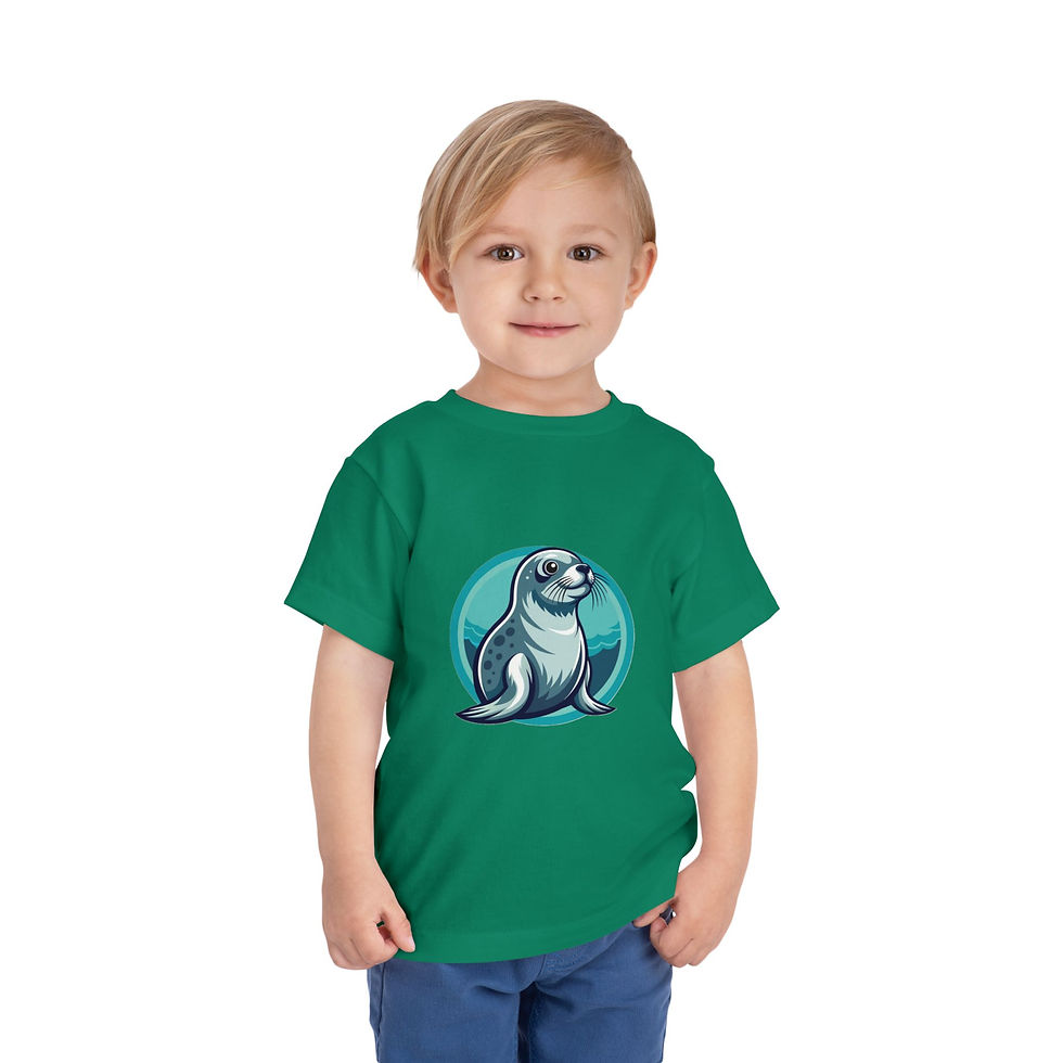 Thumbnail: Seal Colorful Toddler Short Sleeve Tee