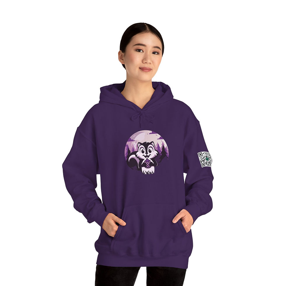 Thumbnail: Skunk Colorful Unisex Heavy Blend™ Hooded Sweatshirt