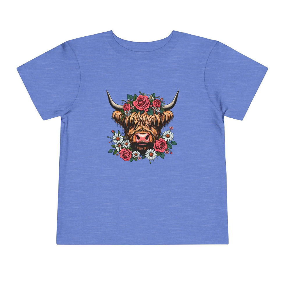 Thumbnail: Highland Cowgirl Toddler Short Sleeve Tee