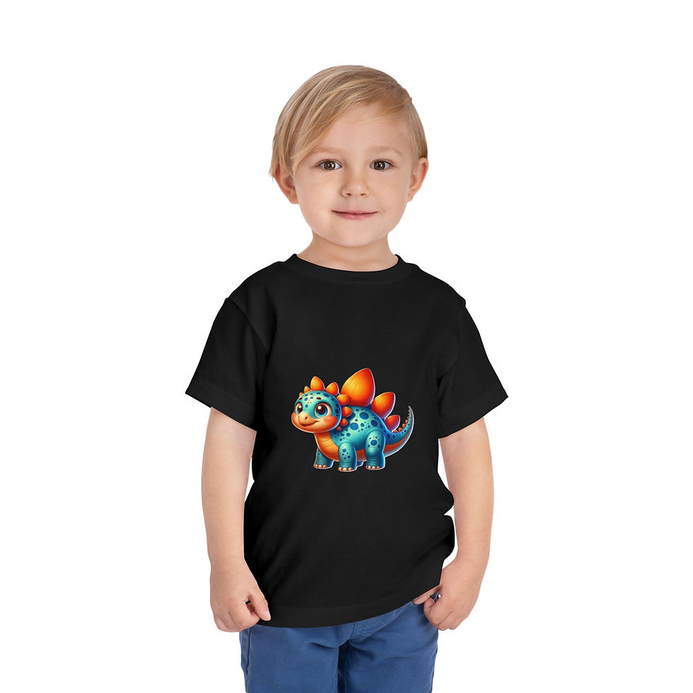Thumbnail: Stegosaurus Colorful Toddler Short Sleeve Tee