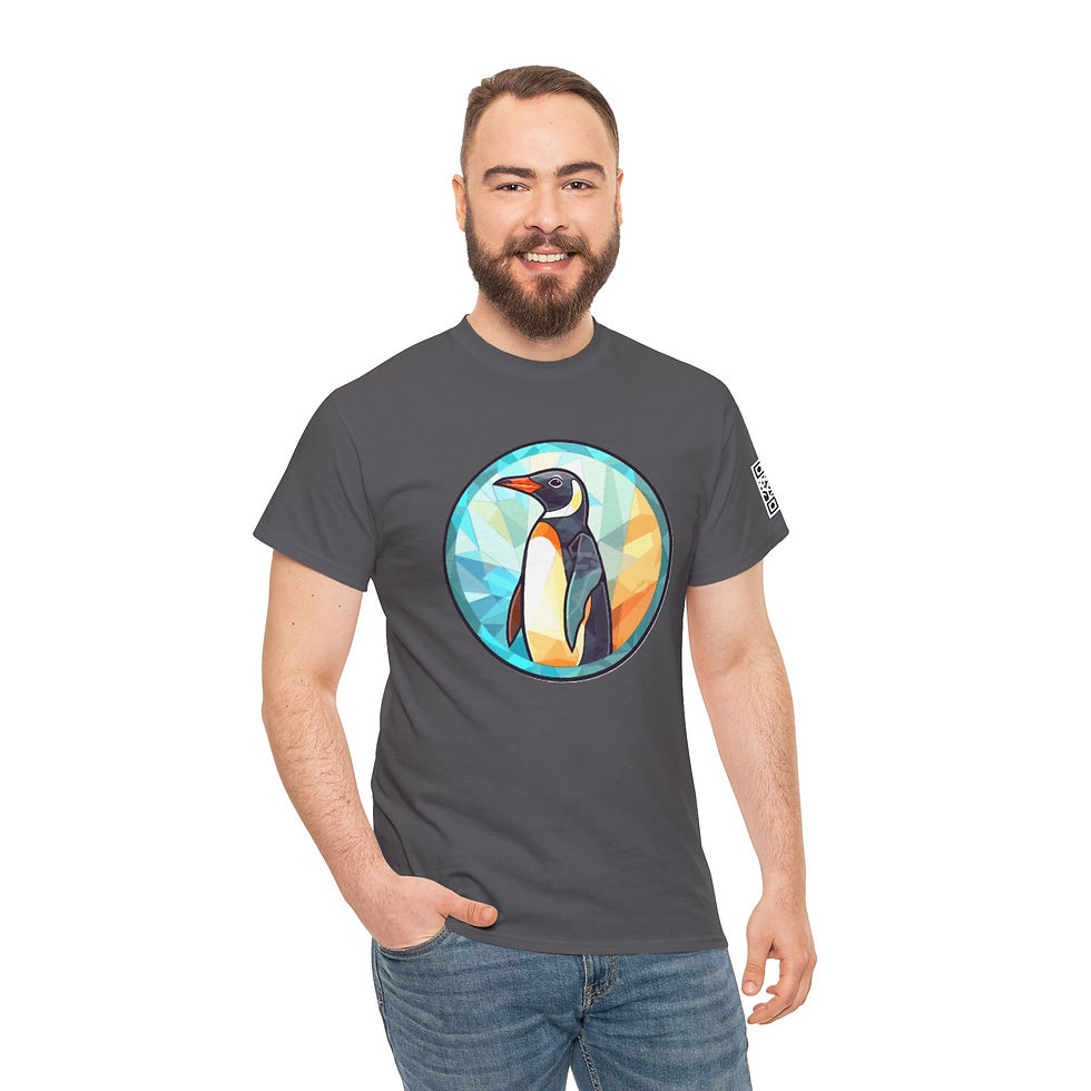 Thumbnail: Penguin Colorful Unisex Heavy Cotton Tee