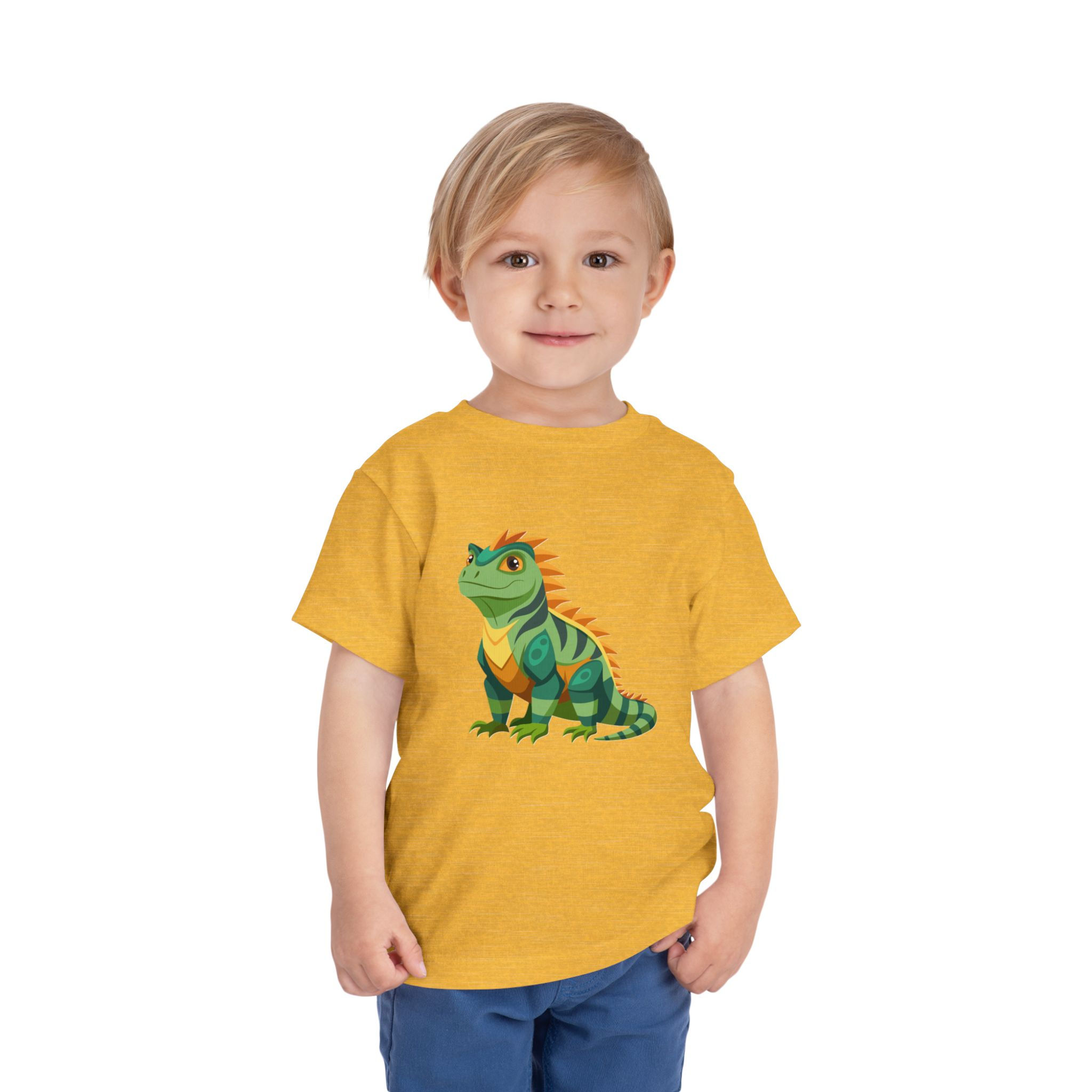 Iguana Colorful Toddler Short Sleeve Tee