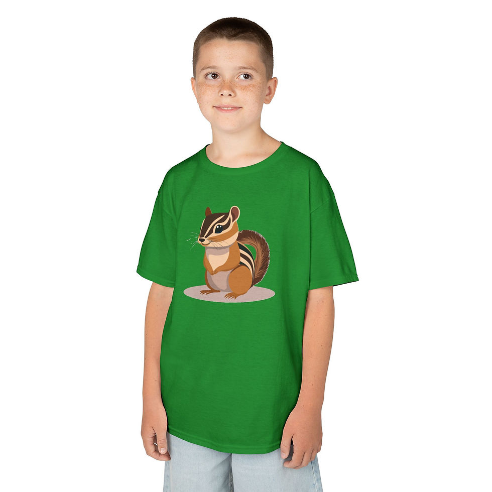 Thumbnail: Chipmunk Colorful Kids Heavy Cotton™ Tee