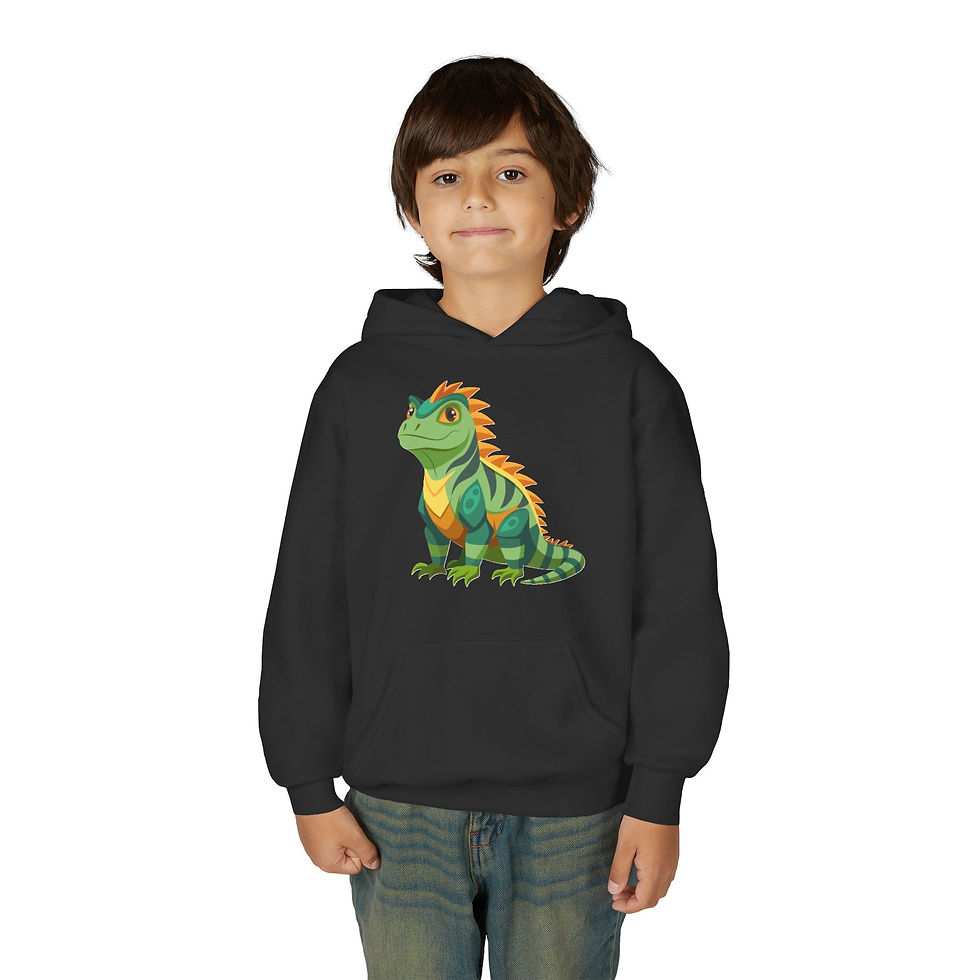 Thumbnail: Iguana Youth Heavy Blend Hooded Sweatshirt