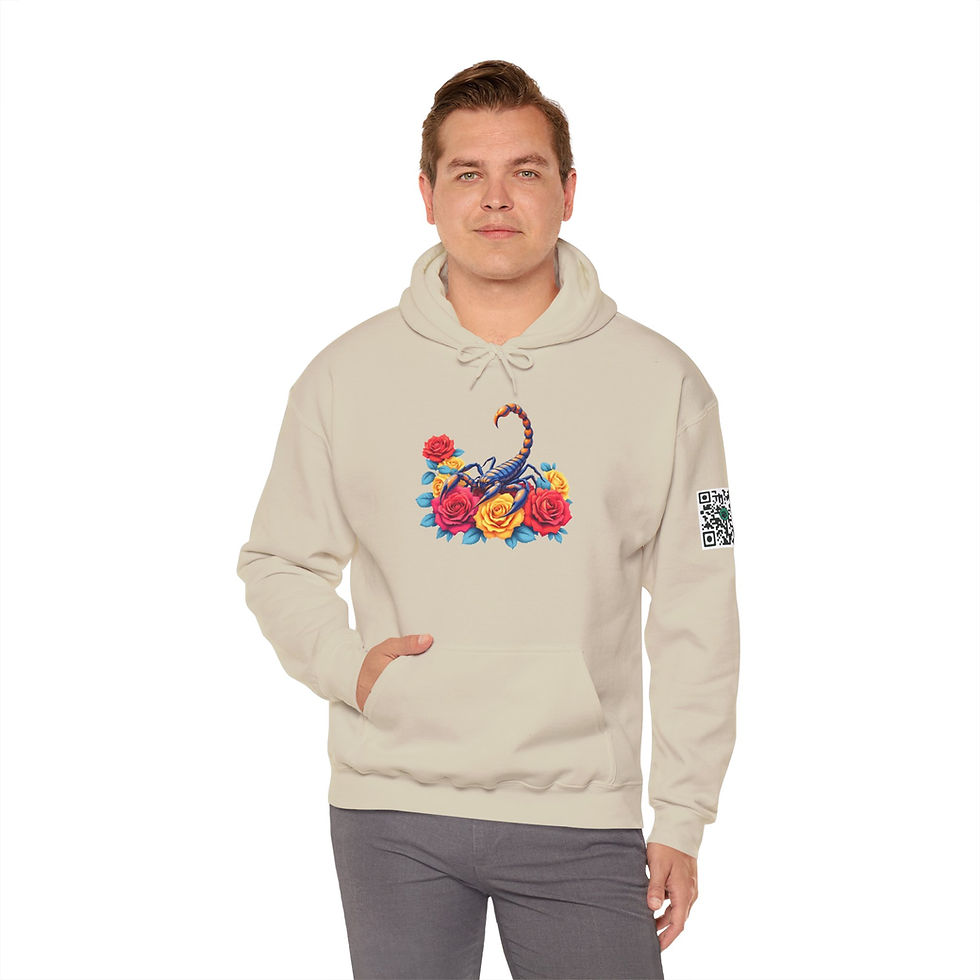 Thumbnail: Scorpion Colorful Unisex Heavy Blend™ Hooded Sweatshirt