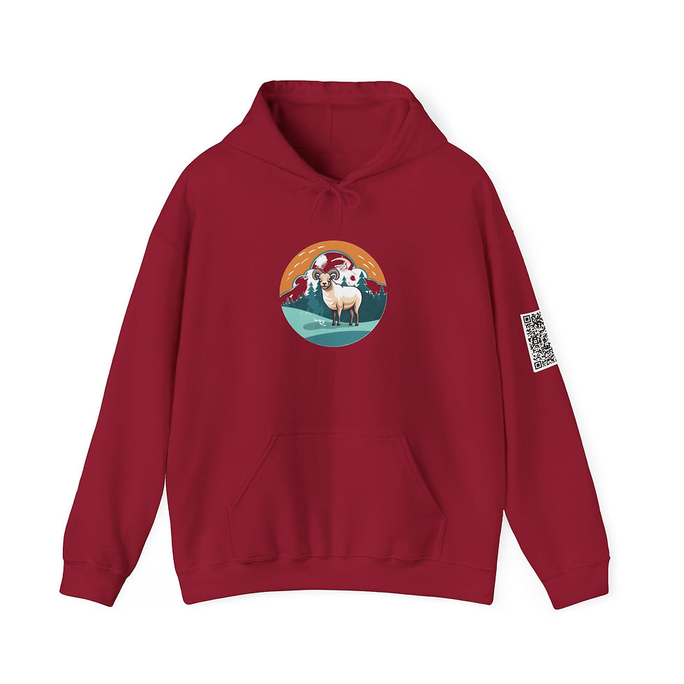 Thumbnail: Sheep Colorful Unisex Heavy Blend™ Hooded Sweatshirt