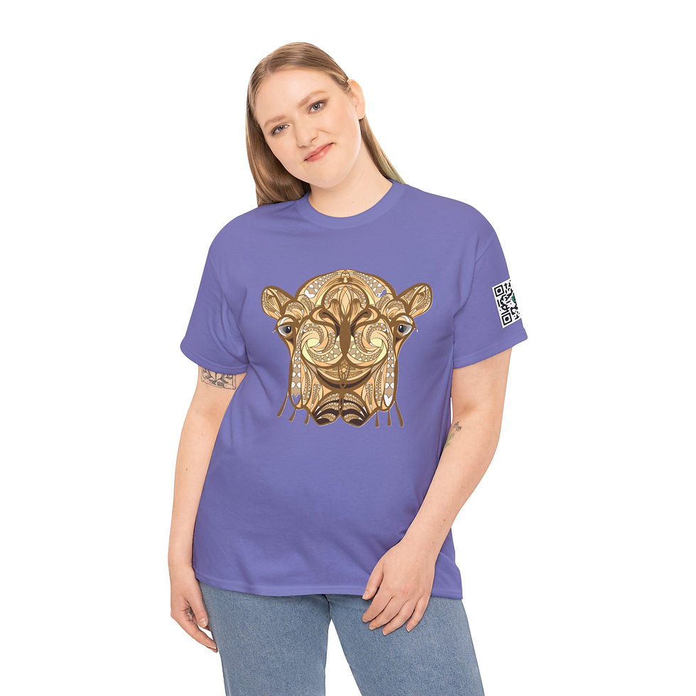 Thumbnail: Camel Colorful Unisex Heavy Cotton Tee