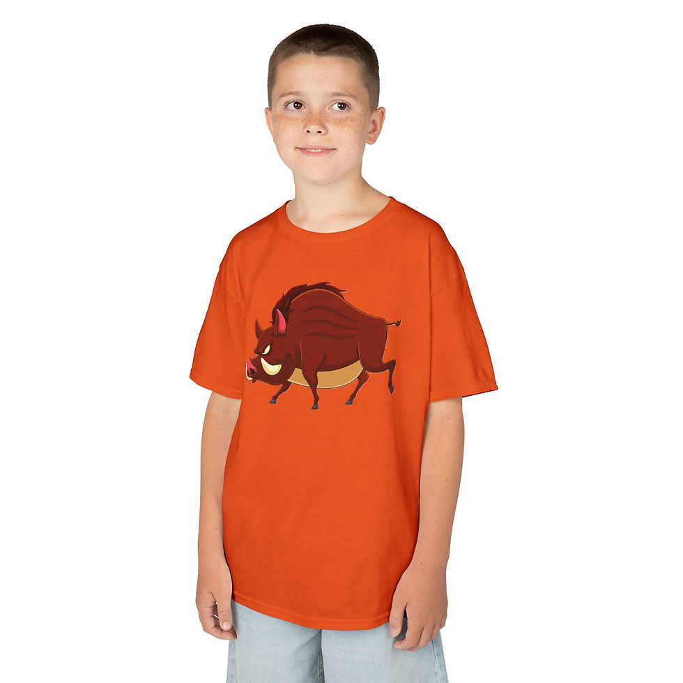 Thumbnail: Warthog Colorful Kids Heavy Cotton™ Tee