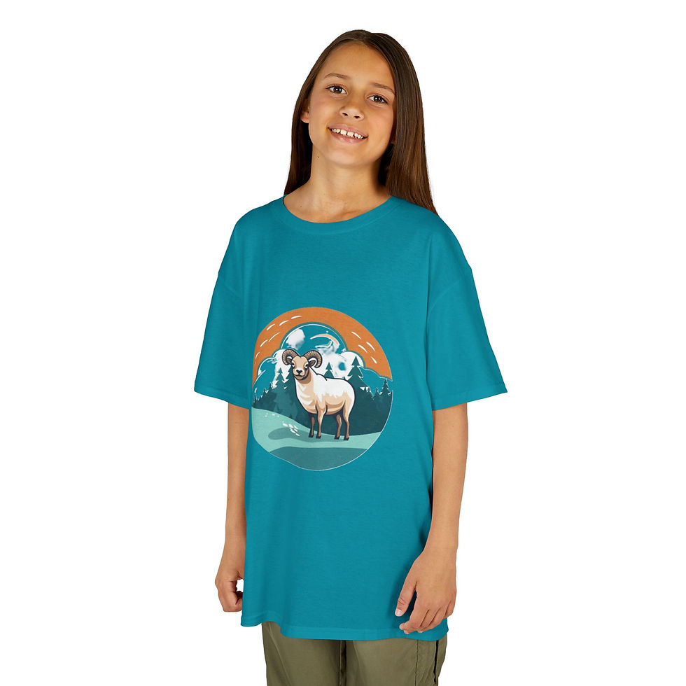 Thumbnail: Sheep Colorful Kids Heavy Cotton™ Tee