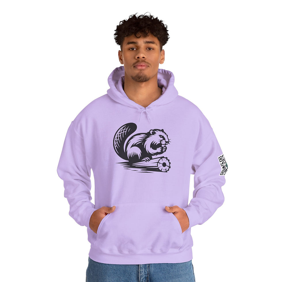 Thumbnail: Beaver Unisex Heavy Blend™ Hooded Sweatshirt