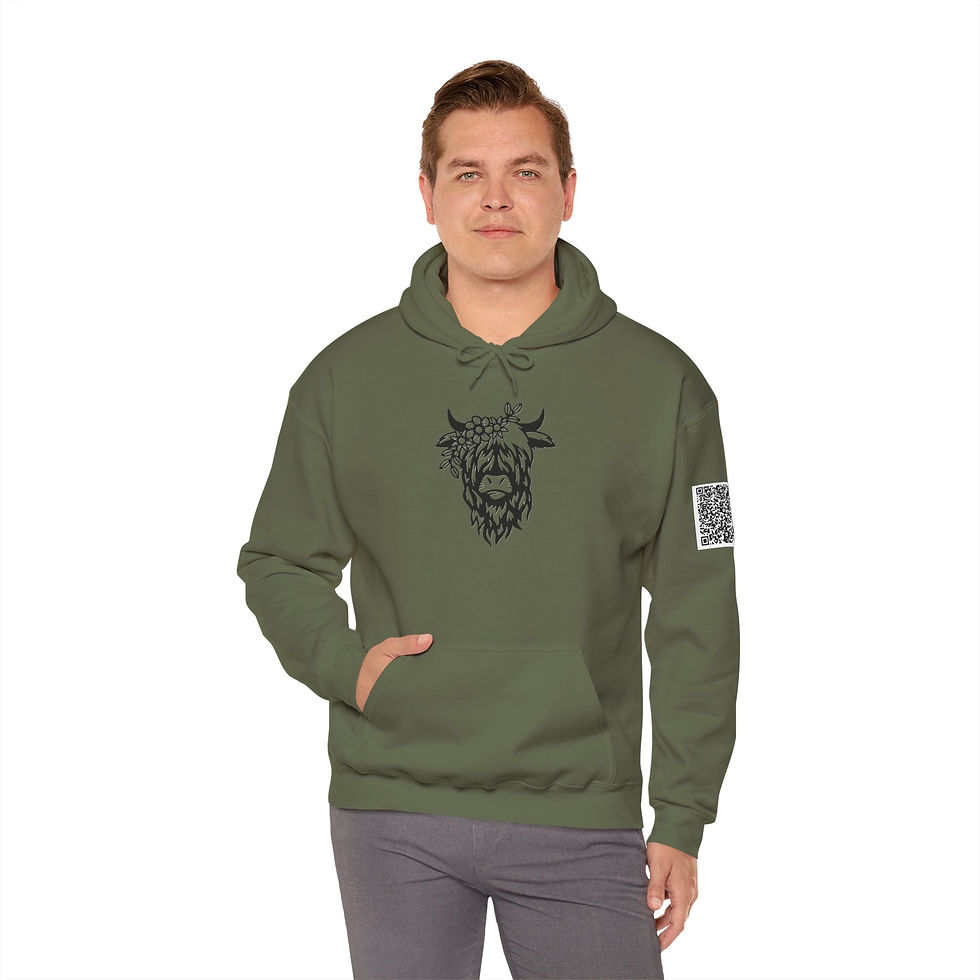 Thumbnail: Highland Cow Unisex Heavy Blend™ Hooded Sweatshirt