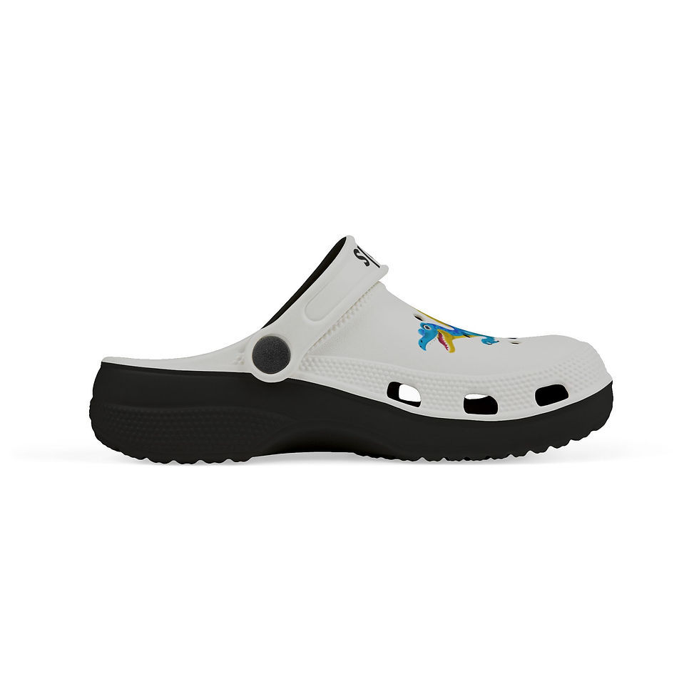 Thumbnail: Spinosaurus Colorful Kid's EVA Foam Clogs (AOP)
