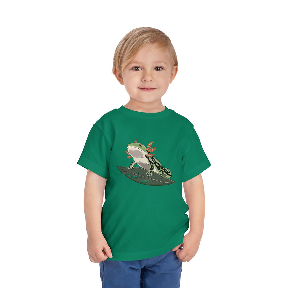 Thumbnail: Axolotl Colorful Toddler Short Sleeve Tee