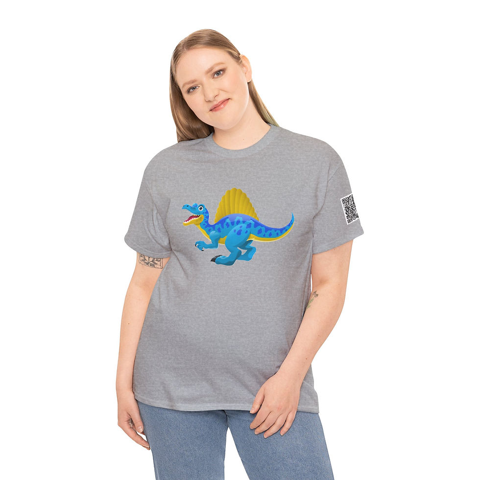 Thumbnail: Spinosaurus Colorful Unisex Heavy Cotton Tee