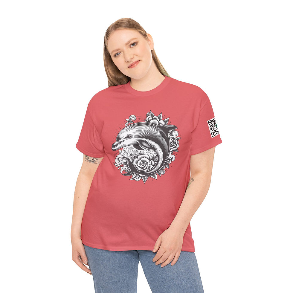 Thumbnail: Dolphin Unisex Heavy Cotton Tee