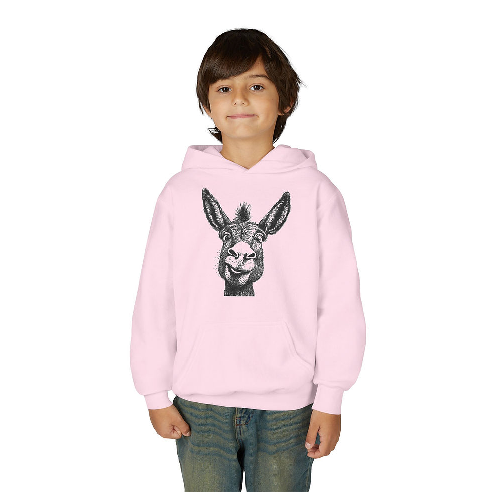 Thumbnail: Donkey Youth Heavy Blend Hooded Sweatshirt