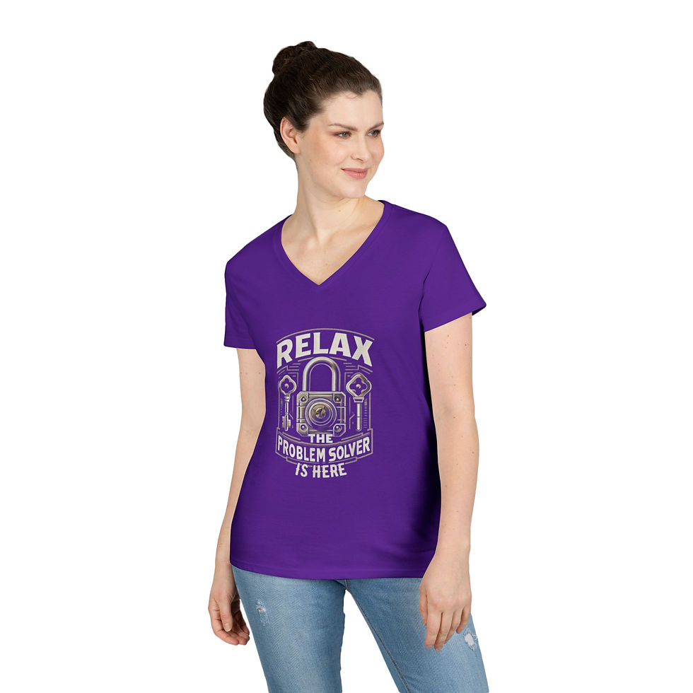 Thumbnail: Relax Ladies' V-Neck T-Shirt