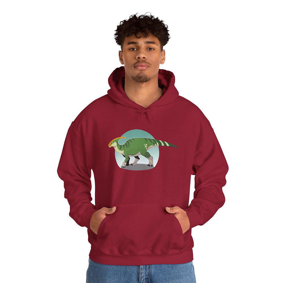 Thumbnail: Parosauropholus Unisex Heavy Blend™ Hooded Sweatshirt