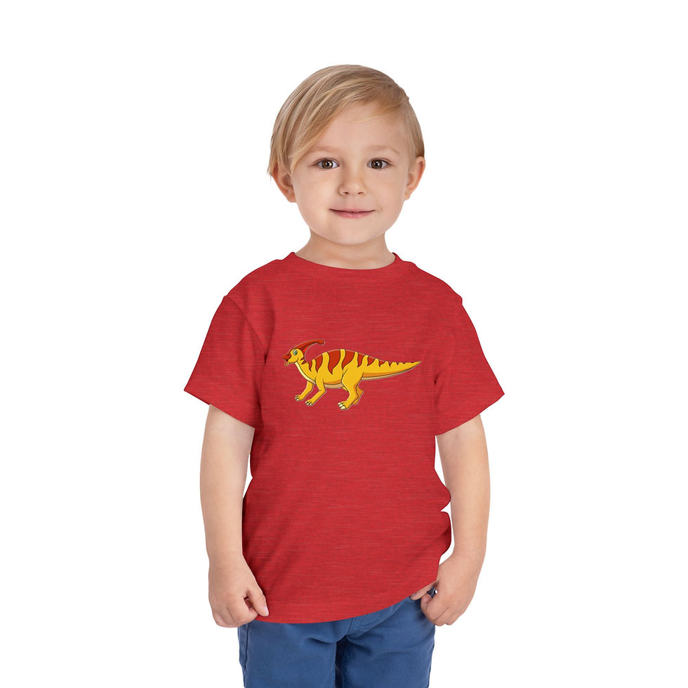 Thumbnail: Parasauropholus Colorful Toddler Short Sleeve Tee