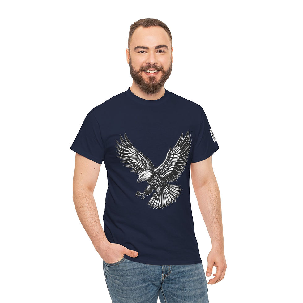 Thumbnail: Bald Eagle Unisex Heavy Cotton Tee